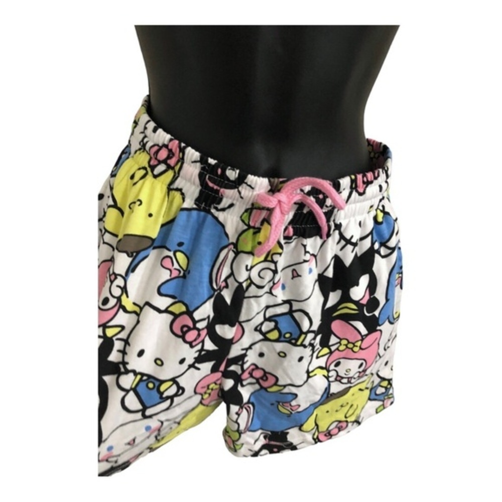 Hello Kitty & Friends graphic print soft drawstring waist lounge shorts size XS‎